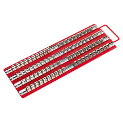 Sealey AK271 Socket Rail Tray 1/4in. 3/8in. and 1/2in.sq Drive