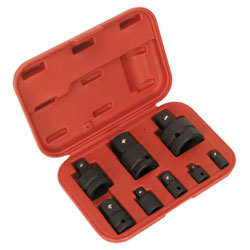 Sealey AK5900B Impact Socket Adaptor Set 8pc with Storage Case