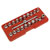 Sealey AK6586 Oil Drain Plug Key Set 21pc 3/8Sq Drive