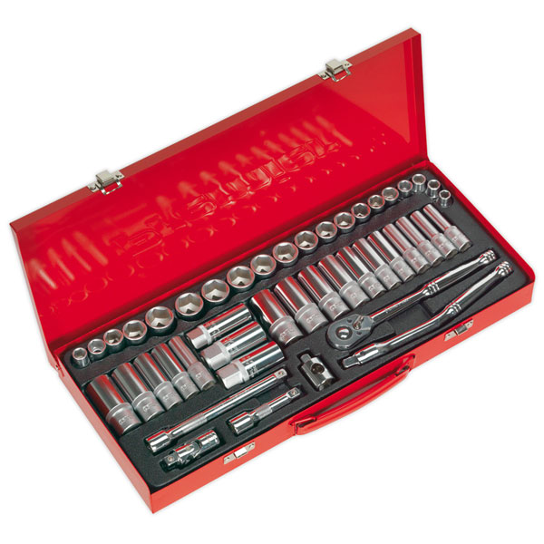 Click to view product details and reviews for Sealey Ak692 Socket Set 45pc 3 8insq Drive Metric Imperial.