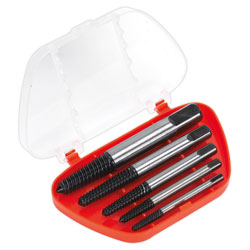 Sealey AK722 Screw Extractor Set 5pc Helix Type