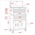 Sealey AP2200BB Topchest & Rollcab Combination 6 Drawer - BB Runners - Red/Grey