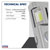 Sealey GL93 Auto Light 1W COB LED with PIR Sensor 3 x AA Cell