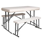 Sealey GL87 Portable Folding Table & Bench Set