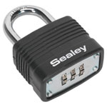 Sealey PL301C Steel Body Combination Padlock 40mm