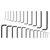 Siegen S0465 Hex Key Set 25pc