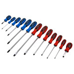 Siegen S0754 Screwdriver Set 13pc Hammer-Thru