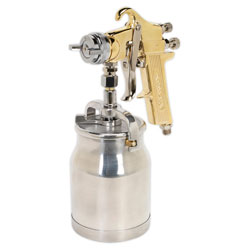 Sealey S701 Spray Gun Professional Gold Series Suction Feed 1.8mm Set-up