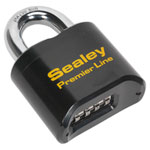 Sealey PL603 Steel Body Combination Padlock 62mm