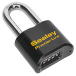 Sealey PL603L Steel Body Combination Padlock Long Shackle 62mm