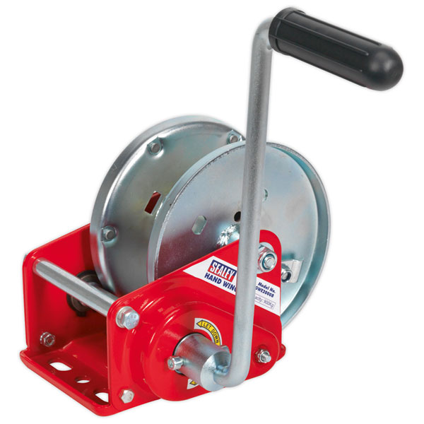 Sealey GWE2000B Geared Hand Winch with Brake 900kg Capacity
