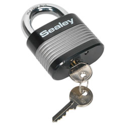 Sealey PL403 Zinc Coated Steel Body Padlock 63mm