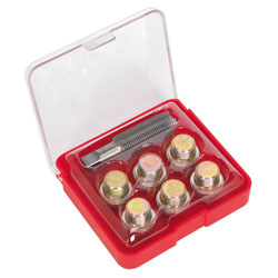 Sealey VS617 Oil Drain Plug Thread Repair Set - M17