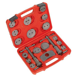 Sealey VS0282 Brake Piston Wind-Back Tool Kit 21pc