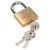 Siegen S0987 Brass Body Padlock with Brass Cylinder 40mm