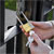 Siegen S0989 Brass Body Padlock with Brass Cylinder Long Shackle 40mm