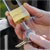 Siegen S0989 Brass Body Padlock with Brass Cylinder Long Shackle 40mm