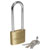 Siegen S0989 Brass Body Padlock with Brass Cylinder Long Shackle 40mm