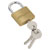 Siegen S0992 Brass Body Padlock with Brass Cylinder 40mm Key Alike Pack Of 4