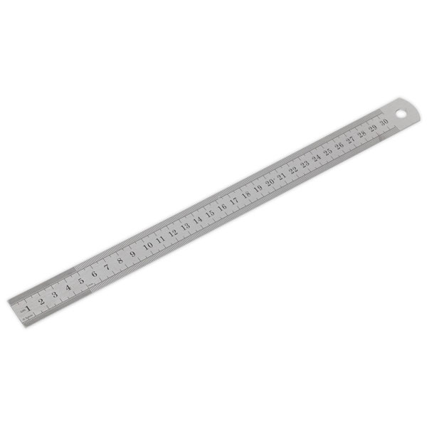 Sealey AK9641 Steel Rule 300mm/12