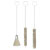 Sealey BSGC/3 Spray Gun Cleaning Brush Set 3pc