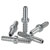 Sealey AC10 Double End Hose Connector 1/4 Hose Pack of 5