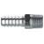 Sealey AC39 Male Screwed Tail Piece 1/4bspt - 5/16 Hose Pack of 5