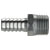 Sealey AC41 Male Screwed Tail Piece 3/8bspt - 3/8 Hose Pack of 5