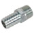 Sealey AC42 Male Screwed Tail Piece 3/8bspt - 1/2 Hose Pack of 5