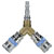 Sealey AC55 Twin Coupling Bodies Y Adaptor
