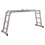 Sealey AFPL1 Aluminium Folding Platform Ladder 4-way En131