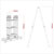 Sealey AFPL1 Aluminium Folding Platform Ladder 4-way En131