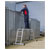 Sealey AFPL1 Aluminium Folding Platform Ladder 4-way En131