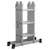 Sealey AFPL1 Aluminium Folding Platform Ladder 4-way En131