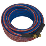 Sealey AH15R/38 Air Hose 15m x Ø10mm with 1/4"BSP Unions Extra-Heavy-Duty