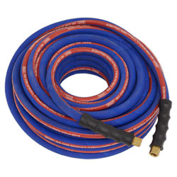 Sealey AH20R/38 Air Hose 20m x Ø10mm with 1/4BSP Unions Extra-Heavy-Duty