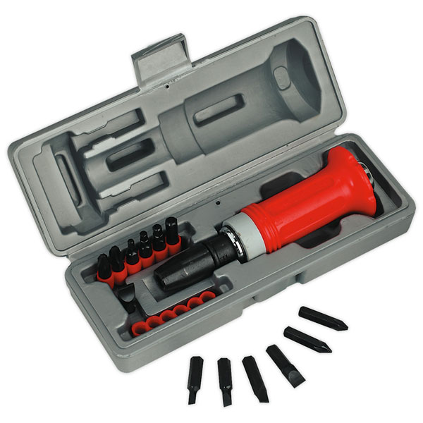 Sealey AK2081 Impact Driver Set 15pc Protection Grip