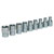Sealey AK230 Trx-star Female Socket Set 9pc 1/2sq Drive