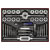 Sealey AK3040 Tap & Die Set 40pc Split Dies Metric