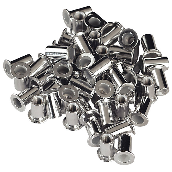 Sealey AK396/2 Rivet Nut Flat Head Aluminium M4 x 0.7mm (0.5-2.5mm Cap ...