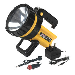 Sealey AK436 Rechargeable Spotlight 3,000,000 Candle Power | Rapid Online