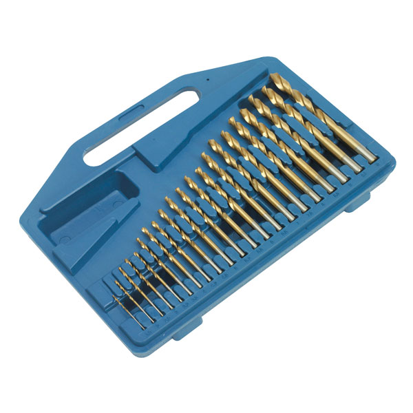 US PRO 19pc HSS Titanium Coated Metric Drill Bit Set 1