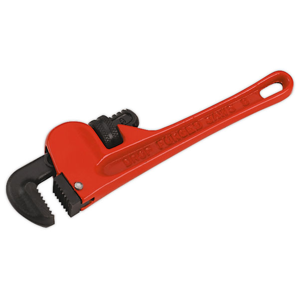 Sealey AK5101 Pipe Wrench European Pattern 200mm Cast Steel