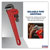 Sealey AK5101 Pipe Wrench European Pattern 200mm Cast Steel
