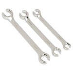 Sealey AK600 Flare Nut Spanner Set 3pc Metric