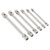 Sealey AK635 Double Flexi-head Socket Spanner Set 6pc Fully Polished Metric