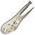 Sealey AK6823 Locking Pliers Straight Jaws 230mm 0-45mm Capacity