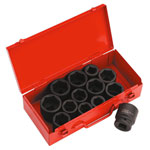 Sealey AK686 Impact Socket Set 13pc 3/4sq Drive Metric/imperial