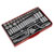 Sealey AK694 Socket Set 64pc 3/8 and 1/2sq Drive - Walldrive - Duometric