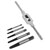 Sealey AK721 Screw Extractor Set with Wrench 6pc Helix Type